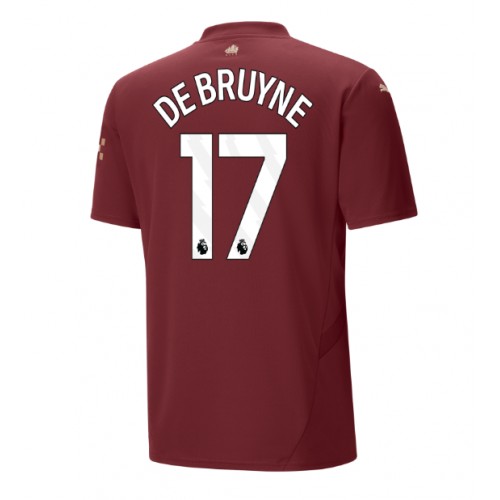 Dres Manchester City Kevin De Bruyne #17 Rezervni 2024-25 Kratak Rukav